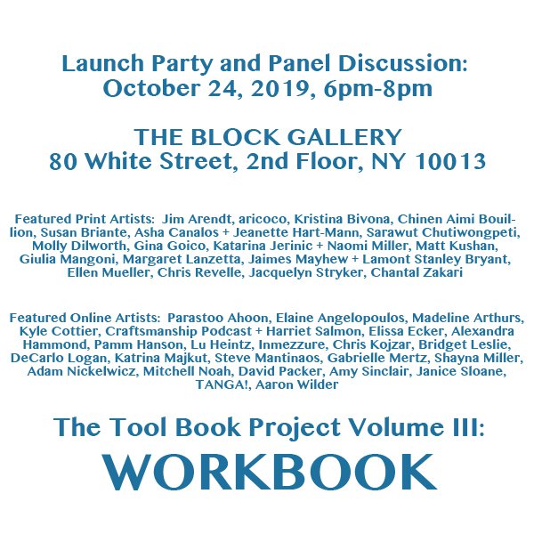 Tool Book Project Volume III: Work Book