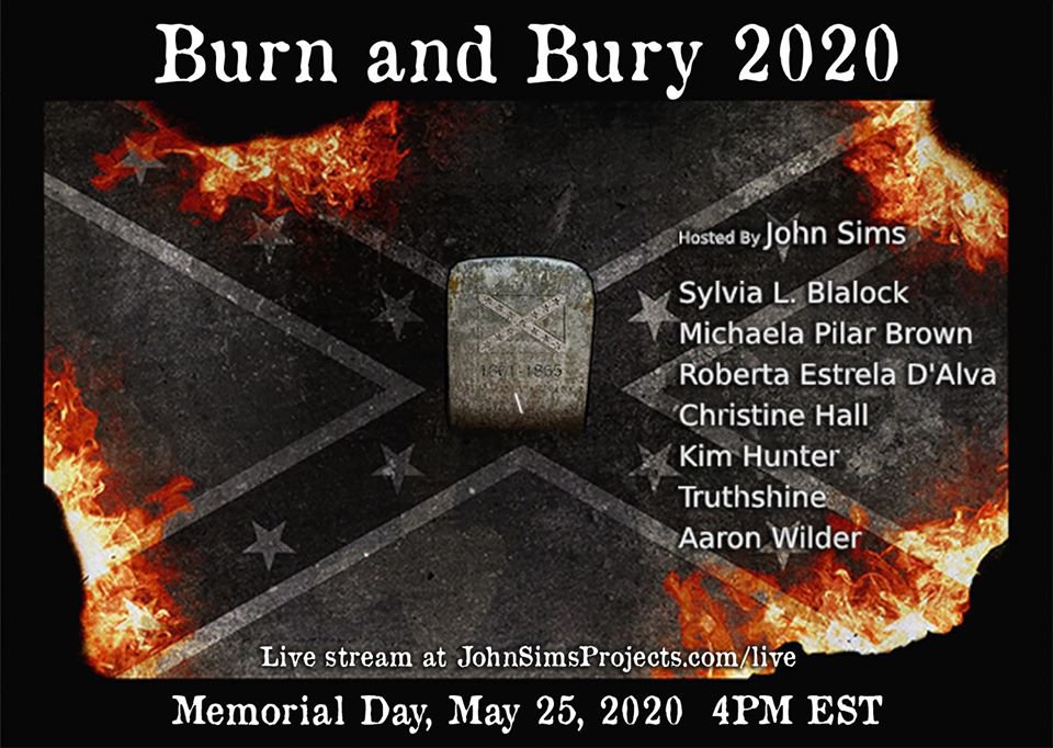 Memorial Day Burn and Bury Confederate Flag: 2020